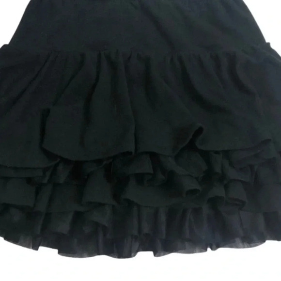 GYMBOREE GUC GIRLS BLACK LAYERED SKIRT BOTTOMS SUMMER CASUAL DRESSY SIZE 4 - Picture 3 of 5